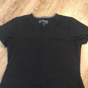 Black XS Grey’s Anatomy Scrub Top